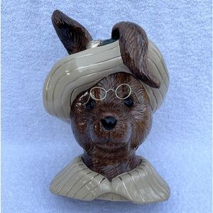 Timmy Woods Dressed Mrs Rabbit Clutch Purse Glasses Mini Crossbody Bag